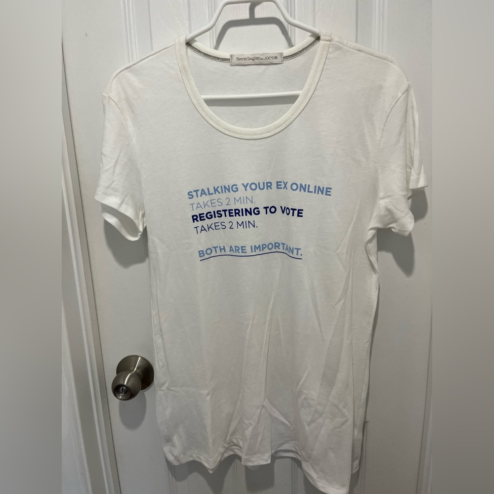 BNWOT FAVORITE DAUGHTER FOR JOE’S JEANS T SHIRT XL